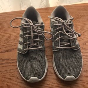 Grey adidas women’s sneakers